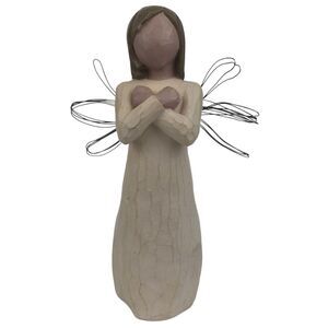 Willow Tree "Sign For Love" Angel Figurine 5.5" Susan Lordi 2003 Demdaco NO BOX